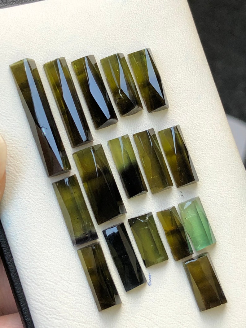 Beautiful Bi colours tourmaline Rose cuts