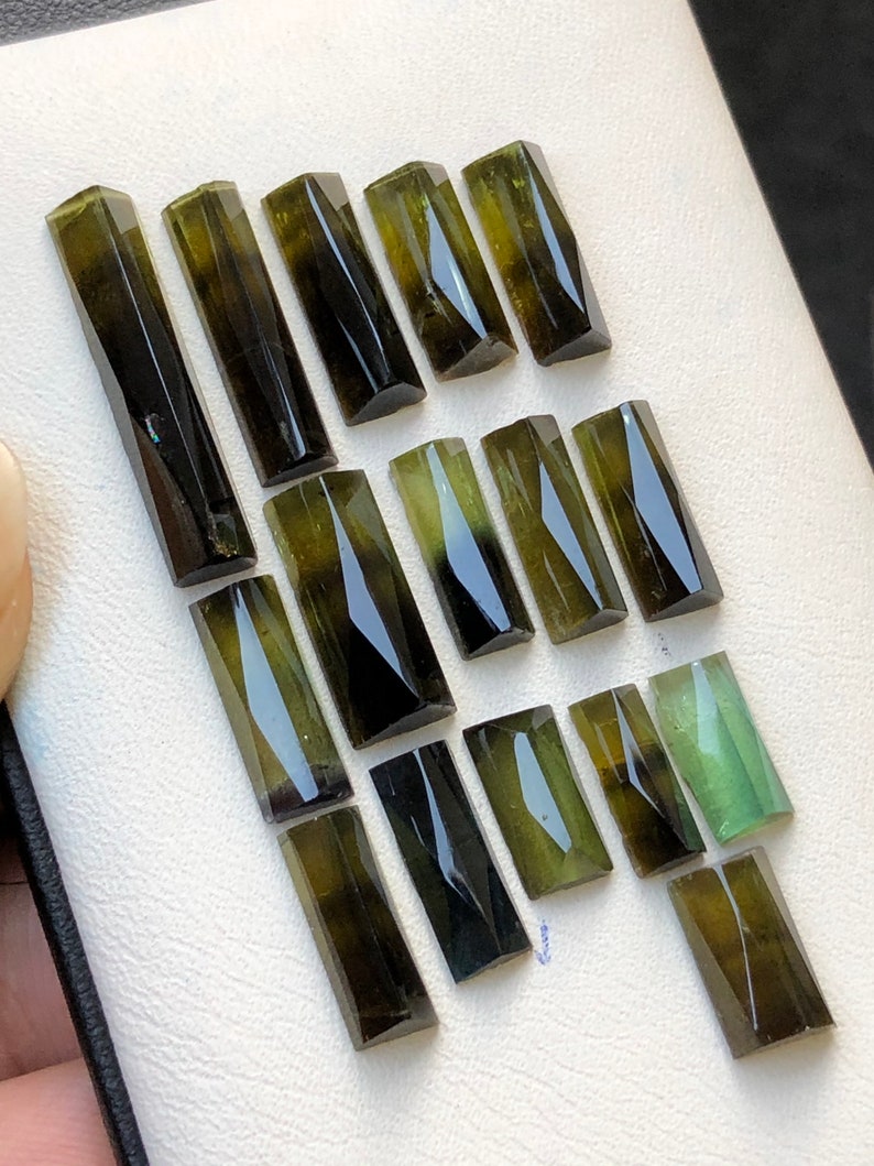 Beautiful Bi colours tourmaline Rose cuts