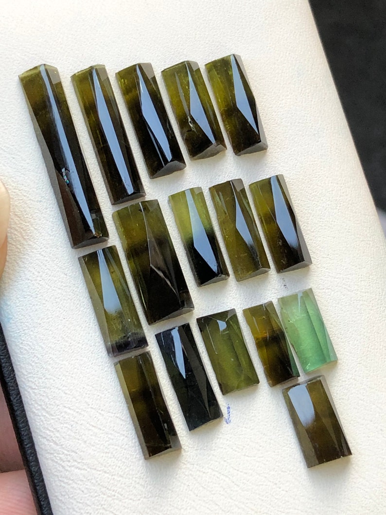 Beautiful Bi colours tourmaline Rose cuts