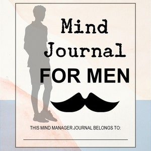 Mind Journal For Men / Conjuntos de cuestionarios para hombres / Descarga instantánea Men Journal / Men Daily Question / PDF imprimible