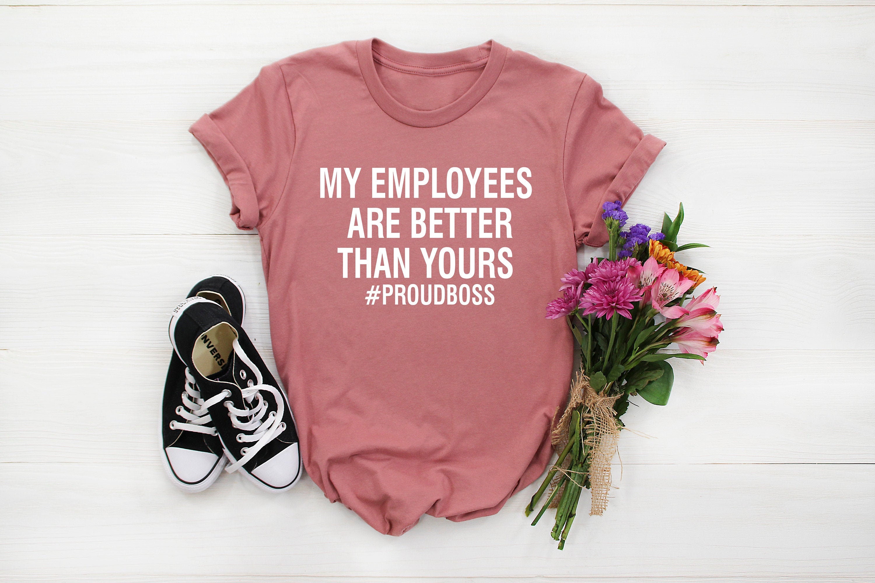 Funny Boss Day Gift T Shirt for Boss Female My Employees are Etsy