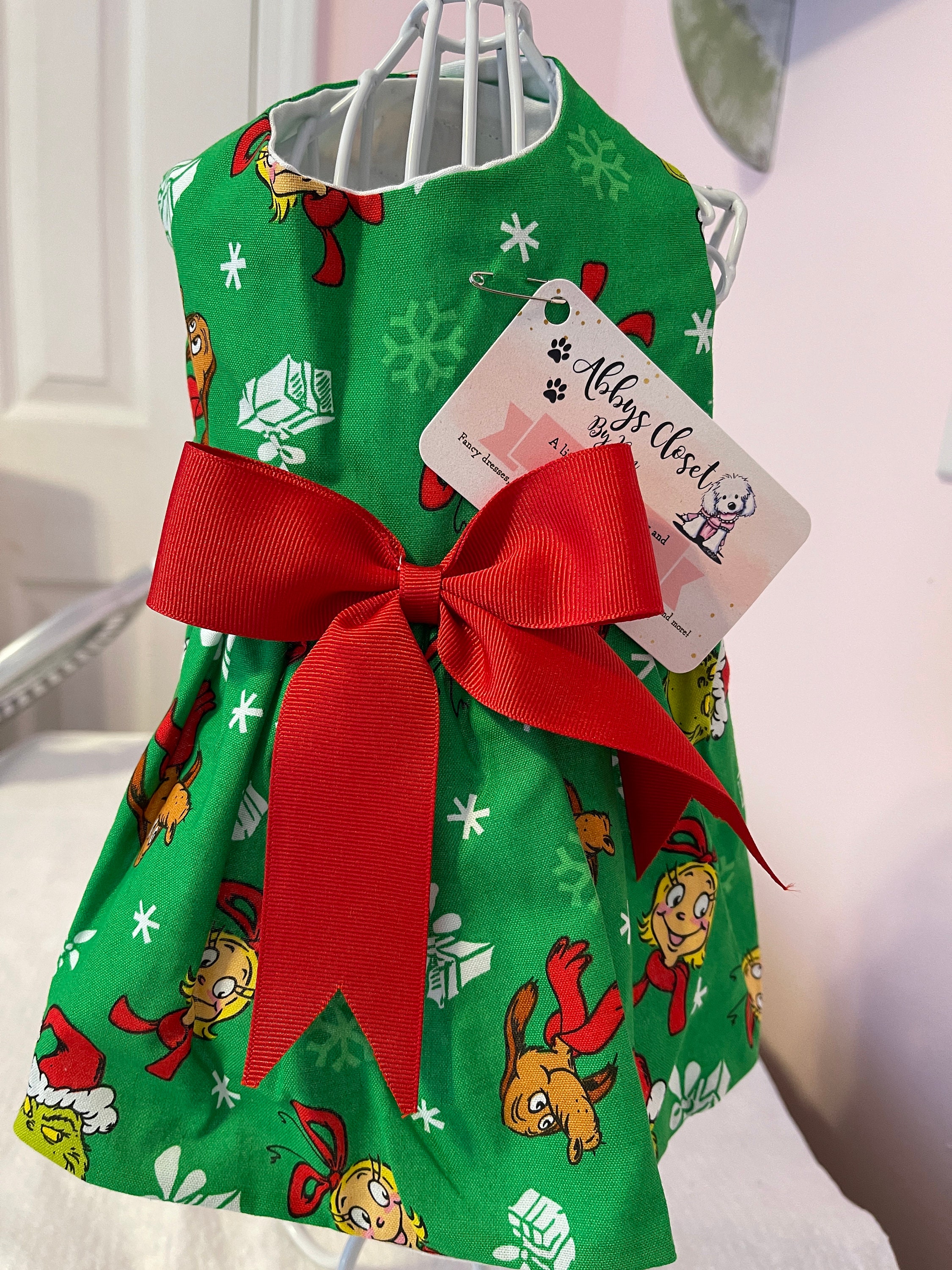 Green Cindy Lou and Grinch Dress - Etsy