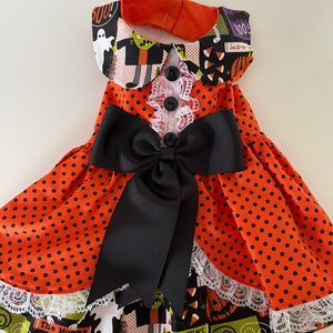 Dog Dresses - Polka Dot Halloween!