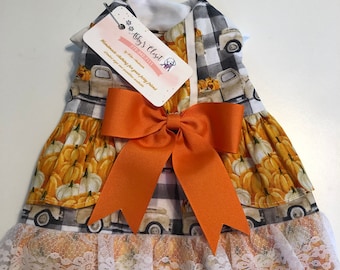 Dog Dresses - Pumpkins and Old Trucks
