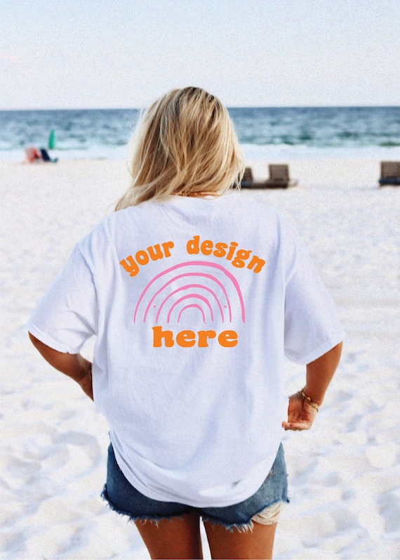 cute oversized white tees