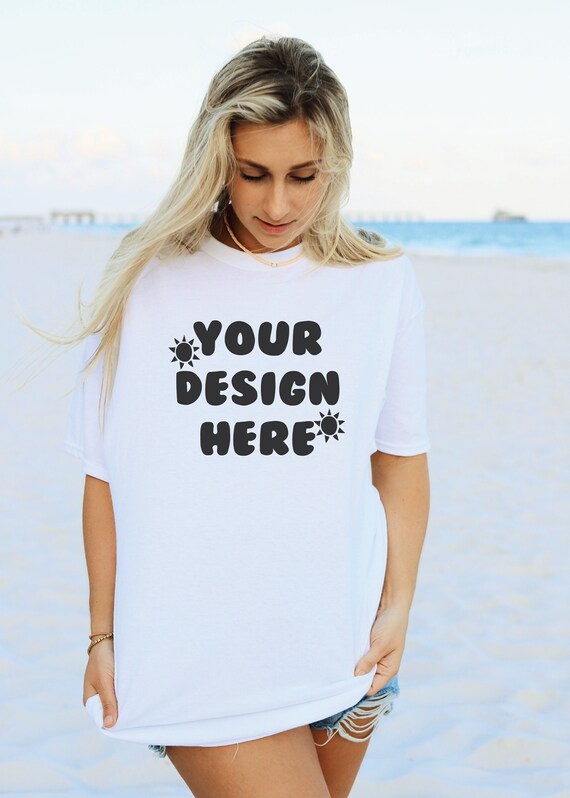 cute oversized white tees