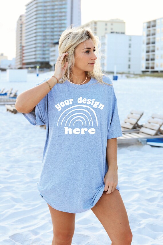 baggy grey t shirt