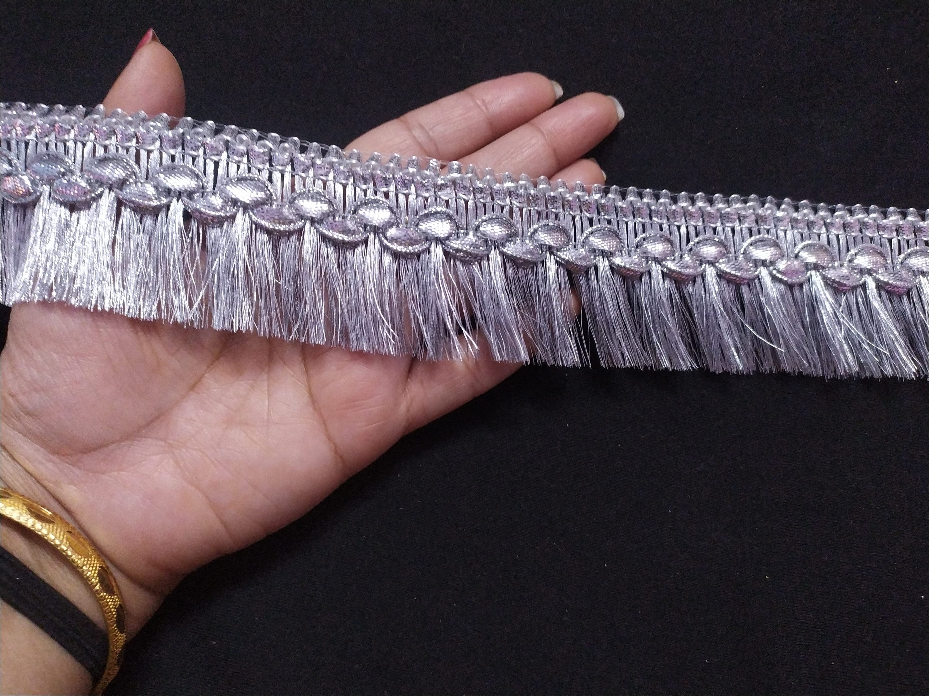silver lace for blouse