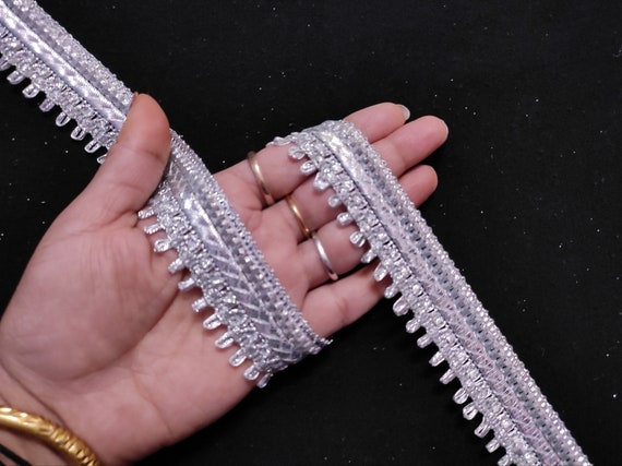 silver lace for blouse