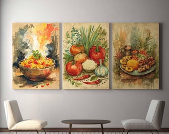 Jollof Rice Kitchen Print Set: Nigerian Food Art, Farmhouse Decor (Digital Download) 63