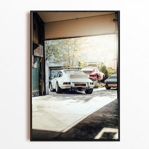 Vintage Porsche 911 Poster | Porsche Wall Art, Vintage Car Poster, Old Porsche Poster, Classic Car Wall Art