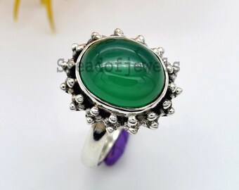 925 Sterling Silber Boho Designer Statement Frauen Ring Handmade Schmuck
