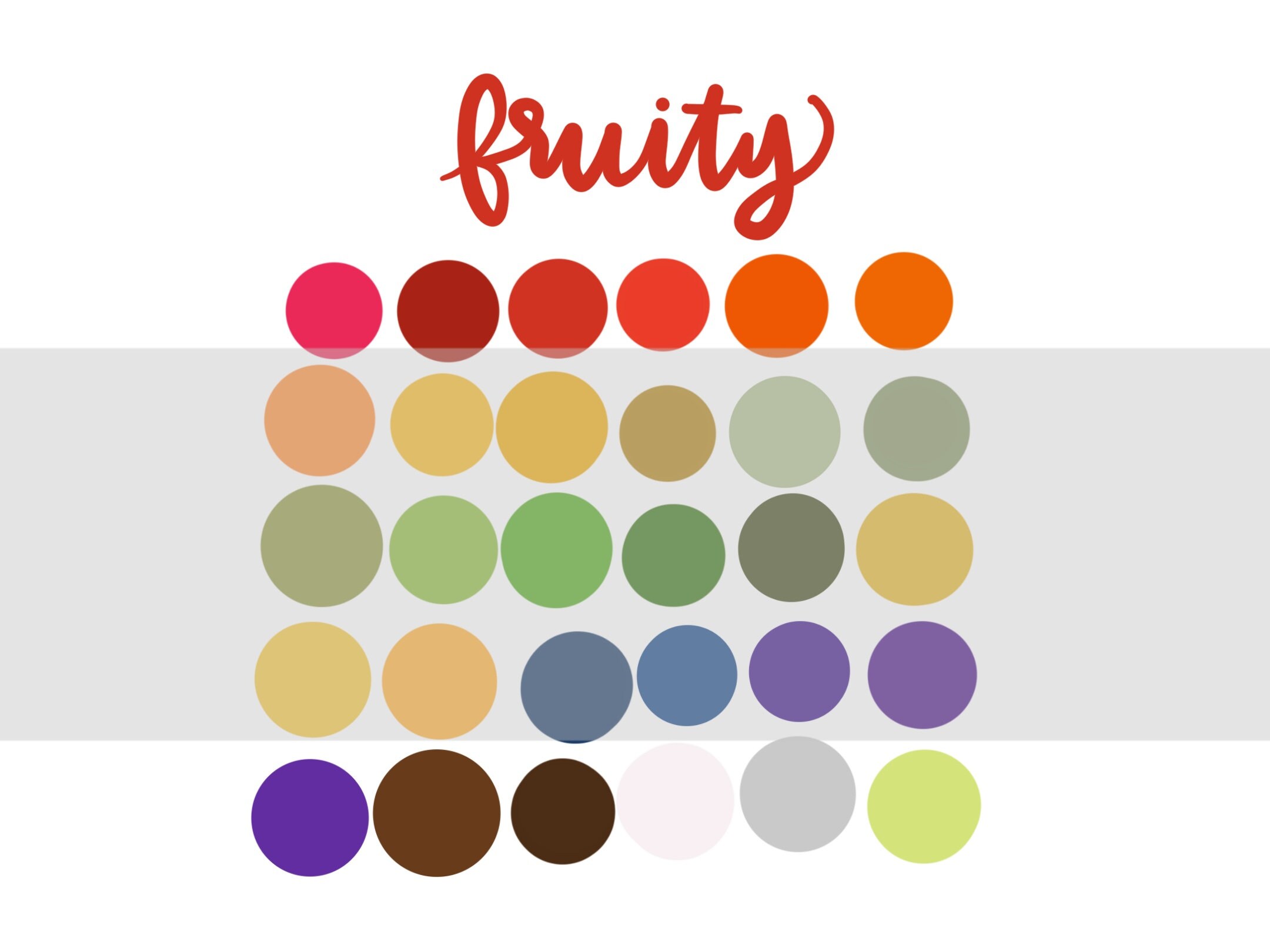 Fruity Procreate Brush Set // Fruit Theme // 8 Pack // FREEBIE PALETTE ...