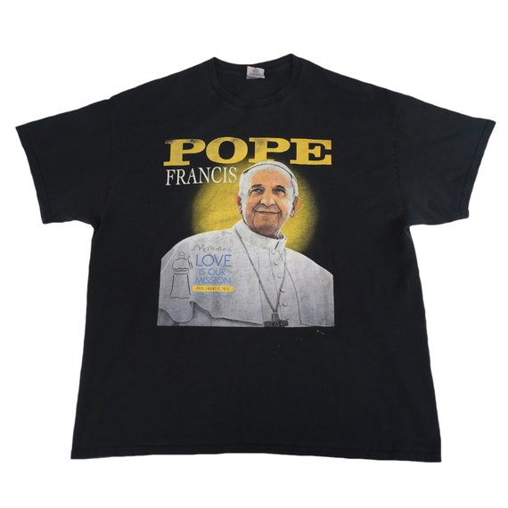 Pope Francis T-shirt size XL VTG 