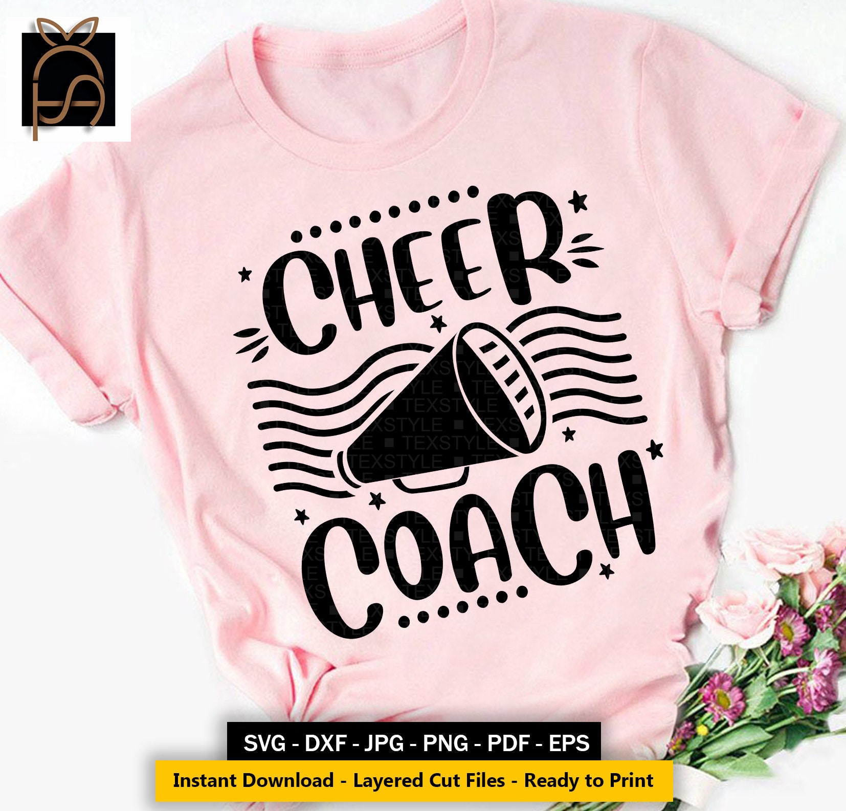 Cheerleader Svg Cheer Coach Svg Silhouette Cameo Cricut | Etsy
