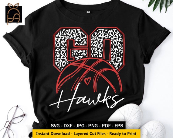 Go Hawks Svg Basketball SVG Cameo Cricut Mama Svg Hawks | Etsy