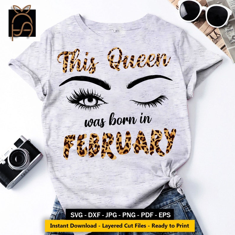 Download February girl svg Queens are born svg February birthday ...