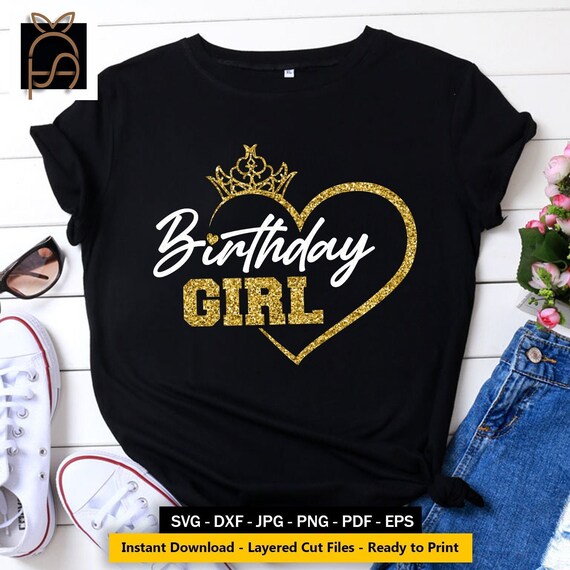 Download Birthday Girl Svg Birthday Queen Svg Crown Queen Birthday Etsy