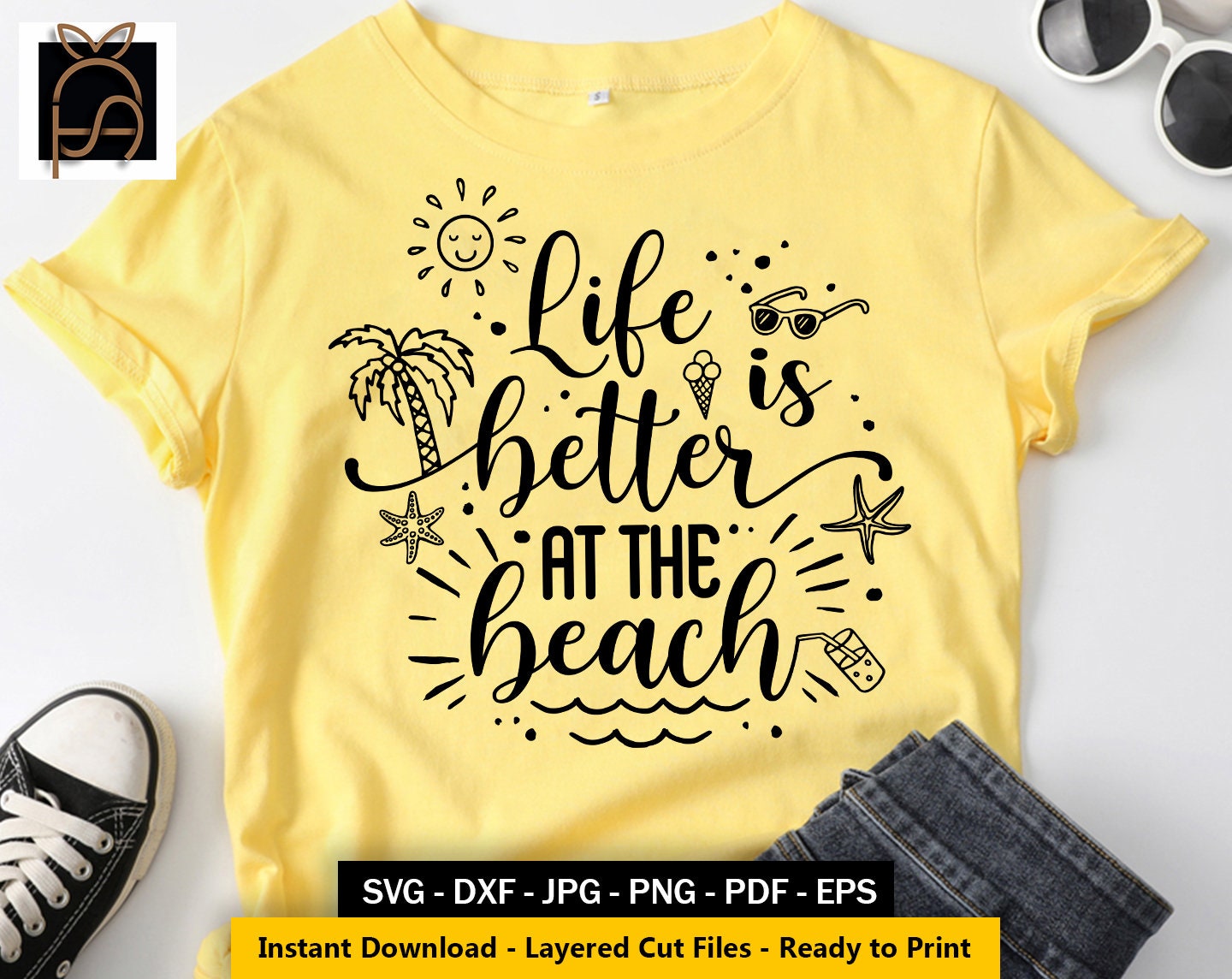 Beach svgBeach Life svgLife is better svgSummer svgCricut | Etsy
