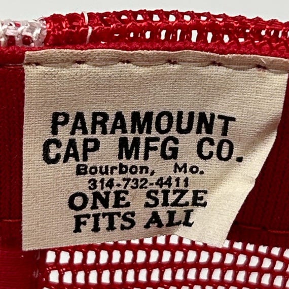 Vintage Cenex Feed Trucker Hat Cap Red 80s Farmer… - image 8