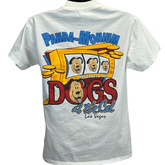 Dogs At The Cal California Casino Vintage 90s T S… - image 3