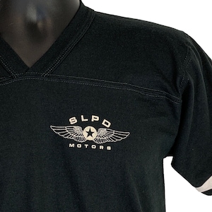 Vintage SLPD Police Department T Shirt Mens S Small Black 80s Salt Lake City Cop