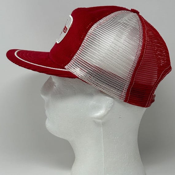 Vintage Cenex Feed Trucker Hat Cap Red 80s Farmer… - image 6