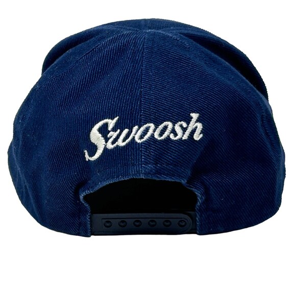 Nike Swoosh Logo Vintage 90s Toddler Hat Blue Kid… - image 3