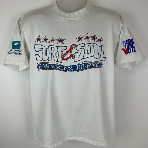 MTV Rock the Vote Surf and Soul Vintage 90s T Shi… - image 2