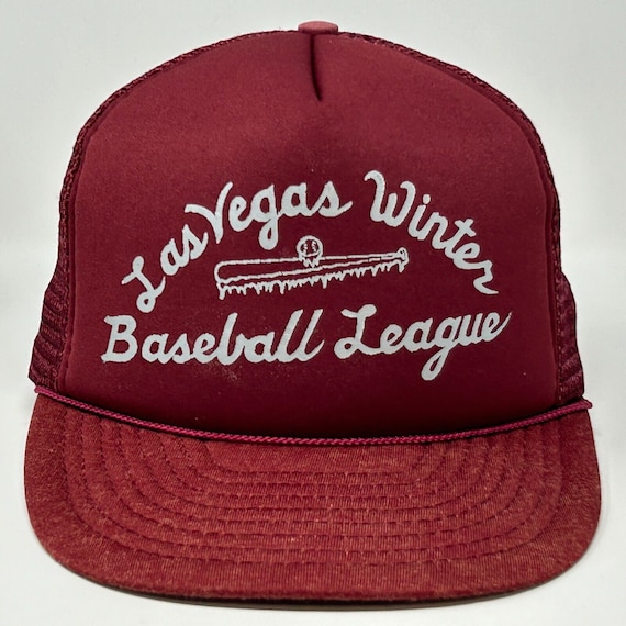 Las Vegas Winter Baseball League Trucker Hat Vint… - image 9