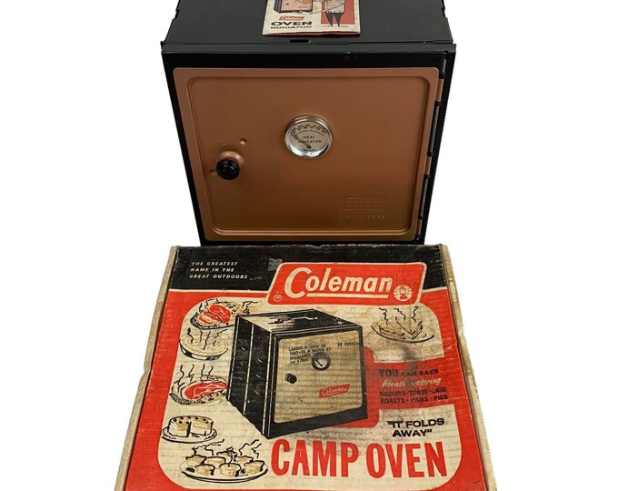 Vintage 60s Coleman Camp Oven Fold Away Portable Camping Baking Cooking 5010A700 Etsy