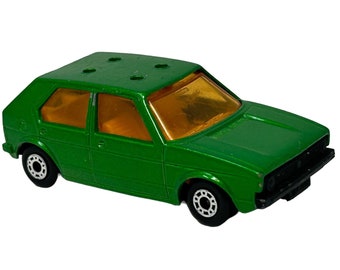 Matchbox 7 VW Golf Diecast Toy Car Vintage Volkswagen Superfast Green England