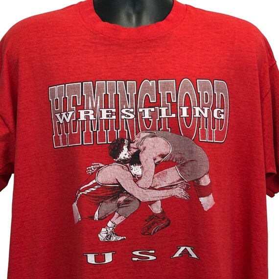 STOUT WRESTLING CREW NECK SHIRT (RED) STOUT WRESTLING CREW NECK SHIRT (RED)