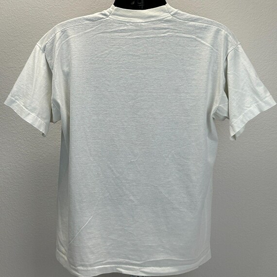 Vintage 90s Treehouse Night Flight Time Machine T Shirt Zipline White XL X-Large View 3