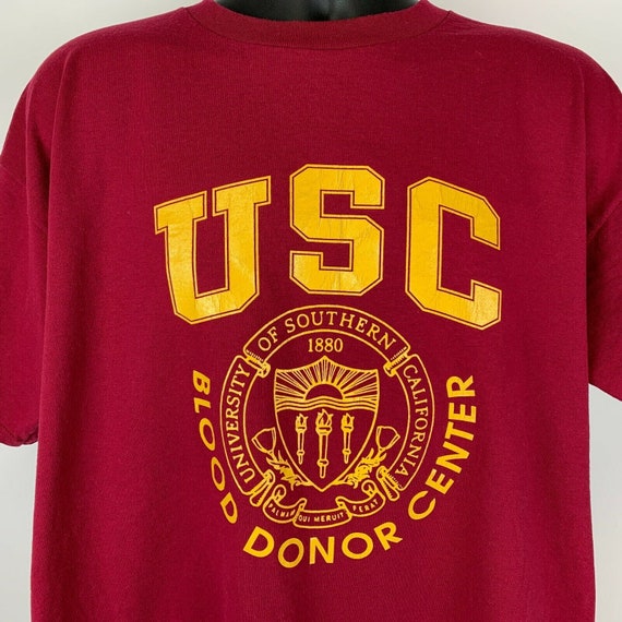 USC Trojans Got Blood Vintage 90s T Shirt XL NCAA… - image 5