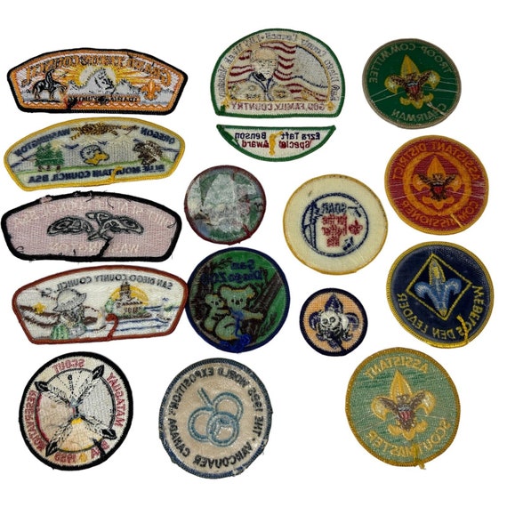 Lot of 15 Boy Scout BSA Patches Vintage 80s Chief… - image 2