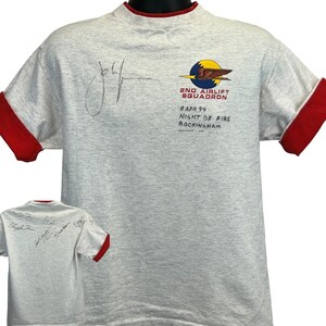 Vintage Signed Night of Fire T-Shirt: 1994 Rockingham Dragstrip, Large