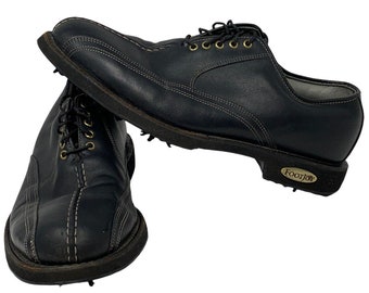 FootJoy Classics Tour Optiflex zapatos de golf Oxford con punta dividida negro 51773 para hombre 8.5D