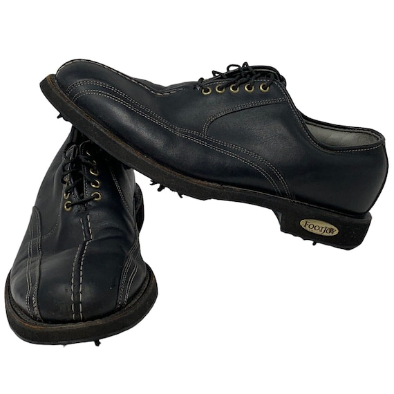 Footjoy Classics Tour Optiflex Split Toe Oxford Golf Shoes Black