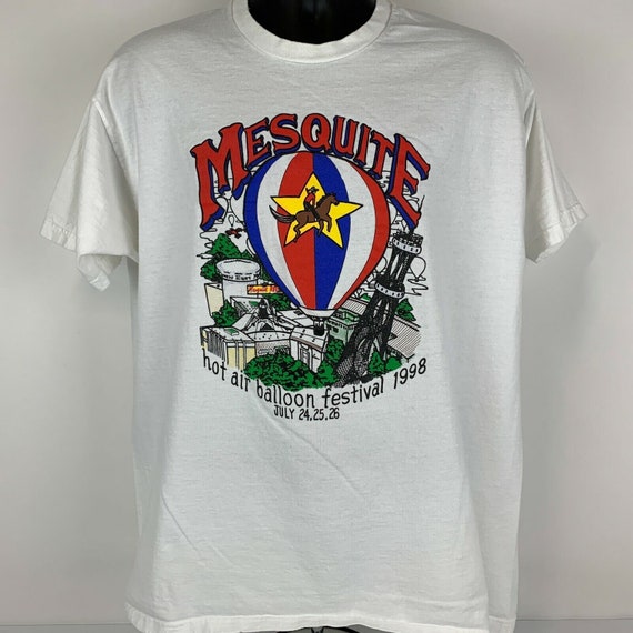 Mesquite Hot Air Balloon Festival Vintage 90s T S… - image 2