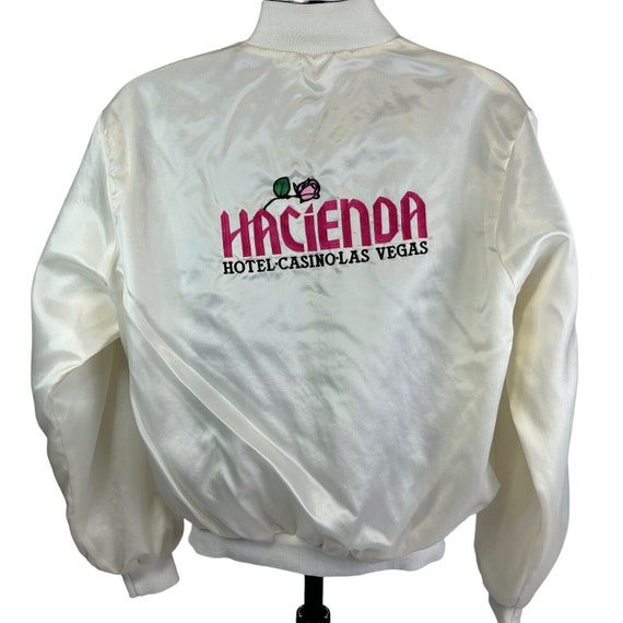 Hacienda Casino Vintage 90s Satin Jacket Large La… - image 3