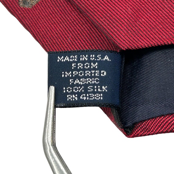 Polo Ralph Lauren Martini Tuxedo Bear Silk Tie Vi… - image 5