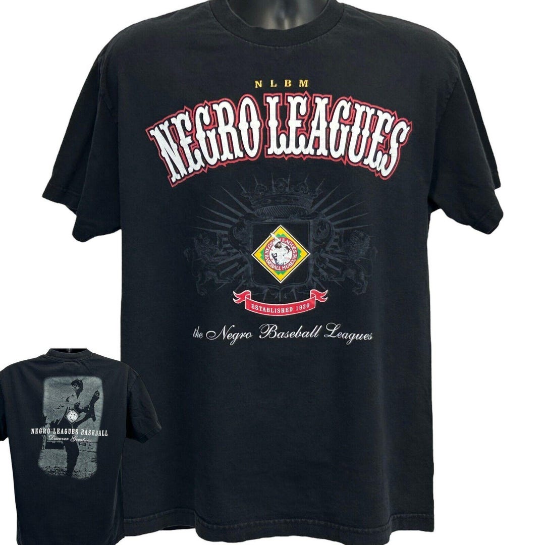 Vintage Y2ks Negro Leagues Baseball Museum T Shirt NLBM USA Made