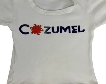 Cozumel Mexico Toddler Vintage 80s T Shirt Travel Girls Kids Youth Tee 3T