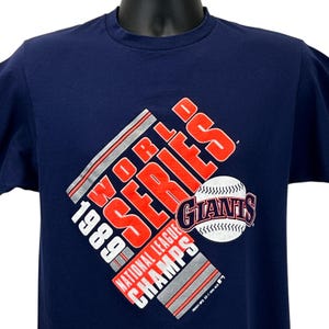 Vintage SF Giants 1989 World Series T-Shirt - Made In USA