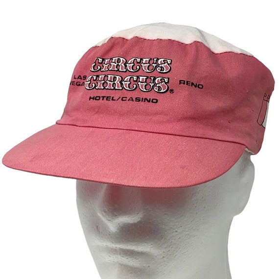Circus Circus Casino Snapback Painters Hat Vintag… - image 1