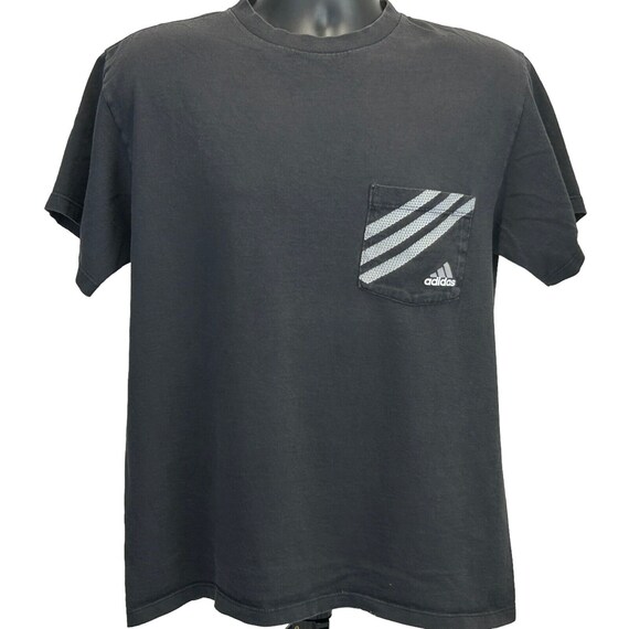 Buy Adidas Vintage 90s T Shirt Medium Short Sleeve Made in USA 