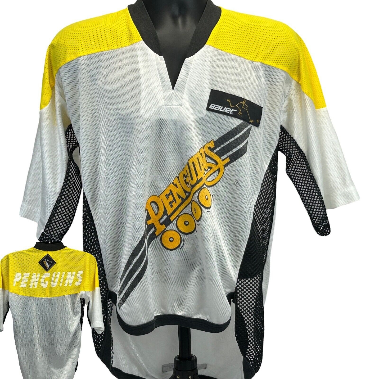 CCM  TOM BARRASSO Pittsburgh Penguins 1996 Vintage Hockey Jersey