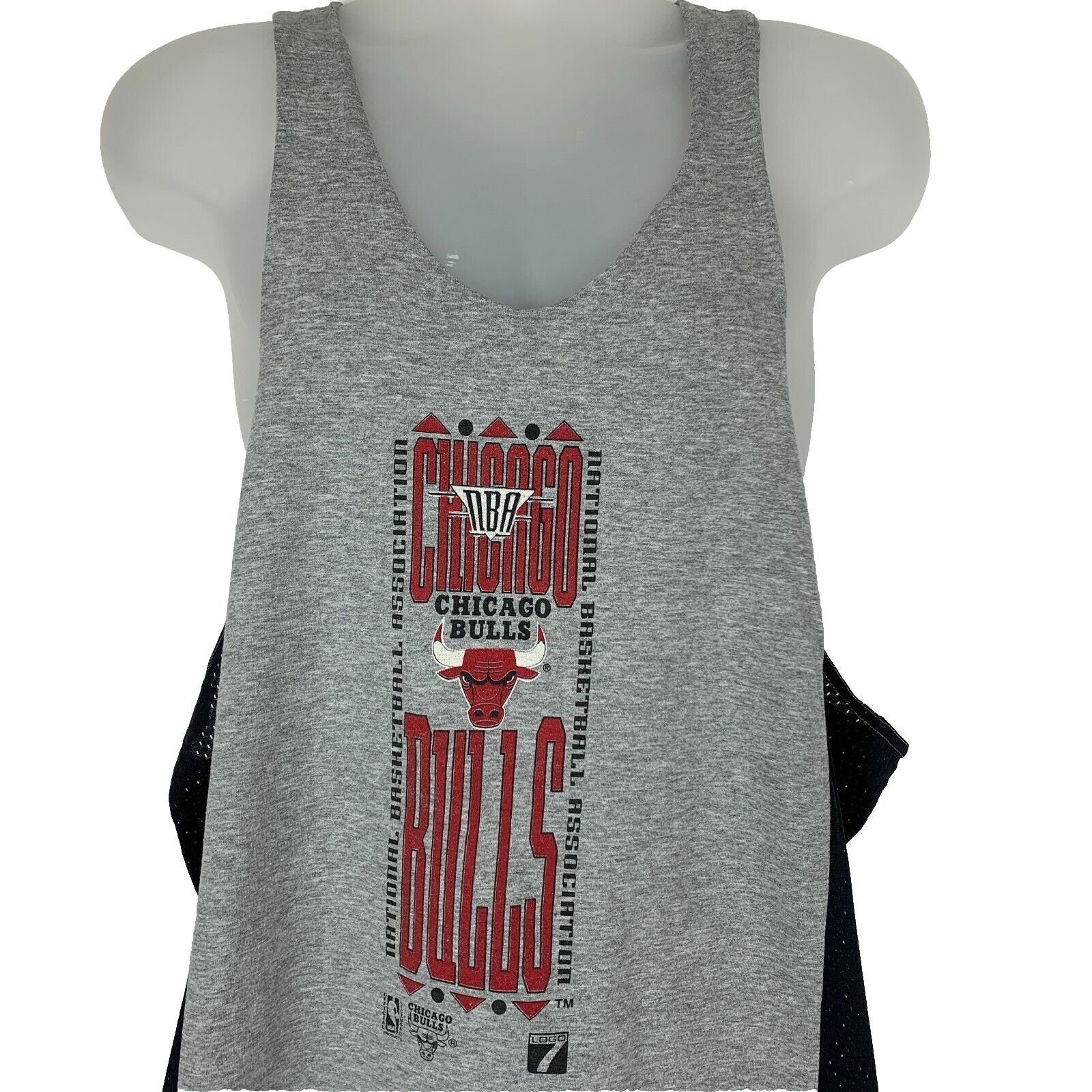 Vintage Chicago Bulls Stringer Tank Top T Shirt Mens X-large