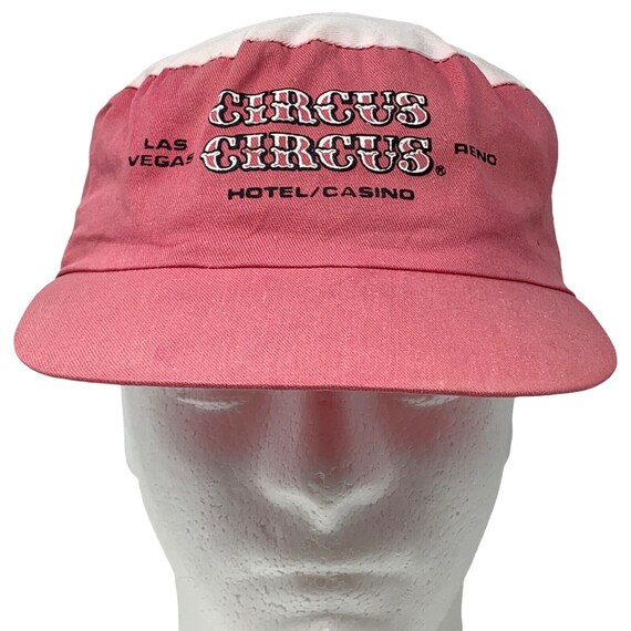 Circus Circus Casino Snapback Painters Hat Vintag… - image 2